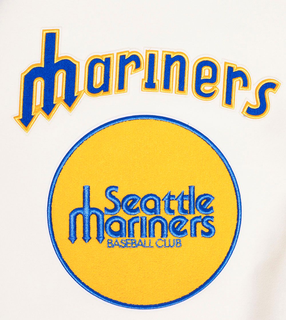 Pro Standard Men's Seattle Mariners Wool Varsity Jacket product image