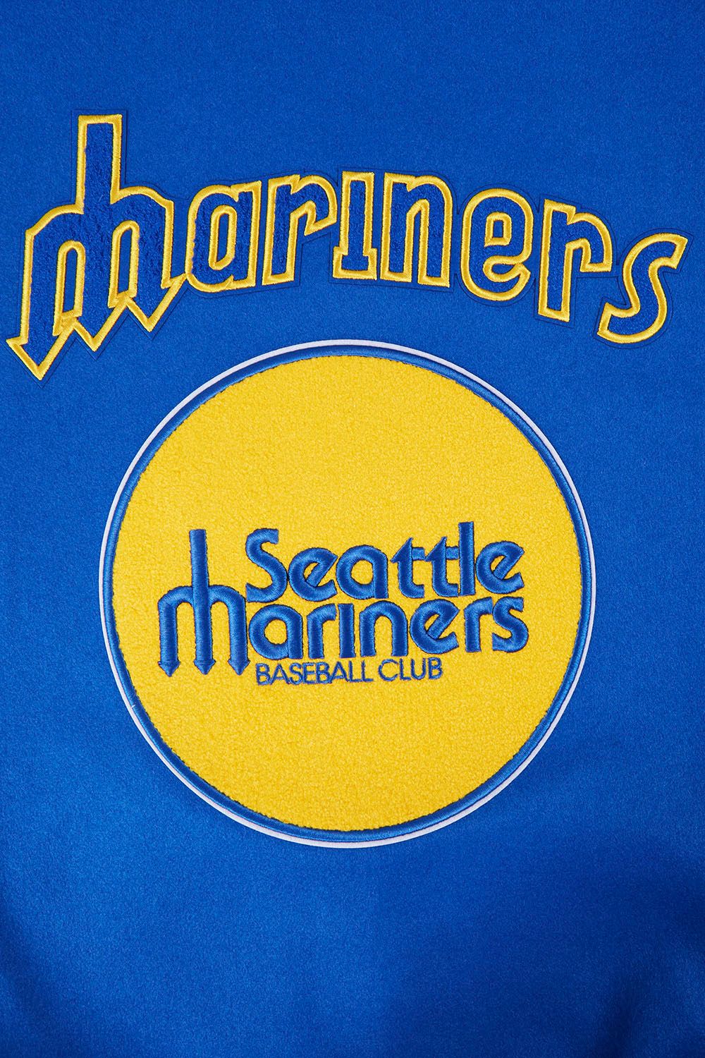 Pro Standard Men's Seattle Mariners Wool Varsity Jacket product image