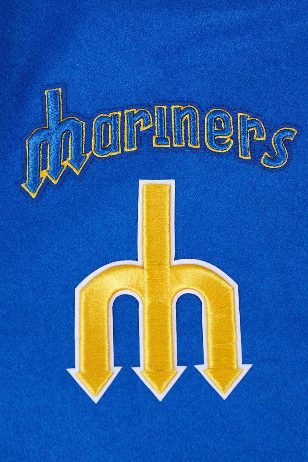 Pro Standard Men's Seattle Mariners Wool Varsity Jacket product image