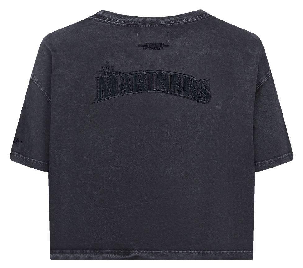 Pro Standard Women's Seattle Mariners Black Washed Classic T-Shirt product image