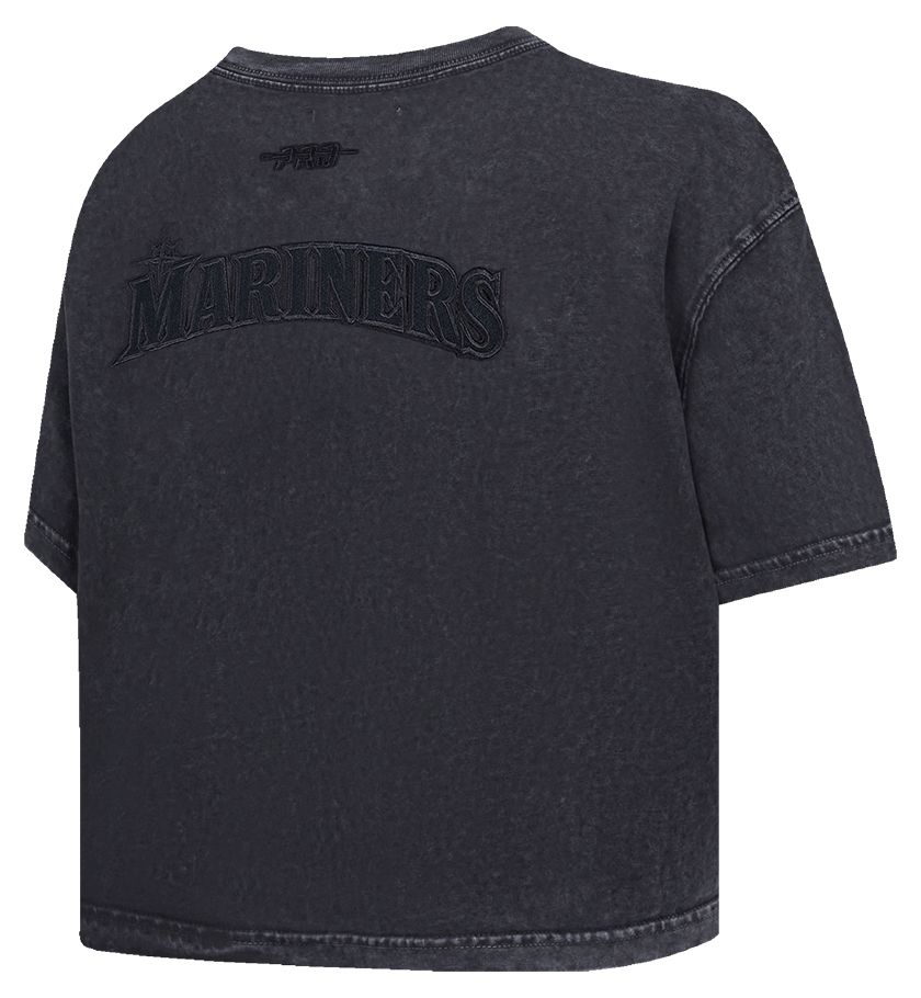 Pro Standard Women's Seattle Mariners Black Washed Classic T-Shirt product image