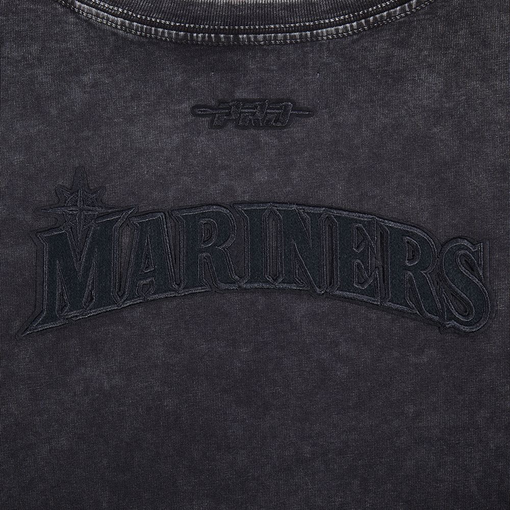 Pro Standard Women's Seattle Mariners Black Washed Classic T-Shirt product image