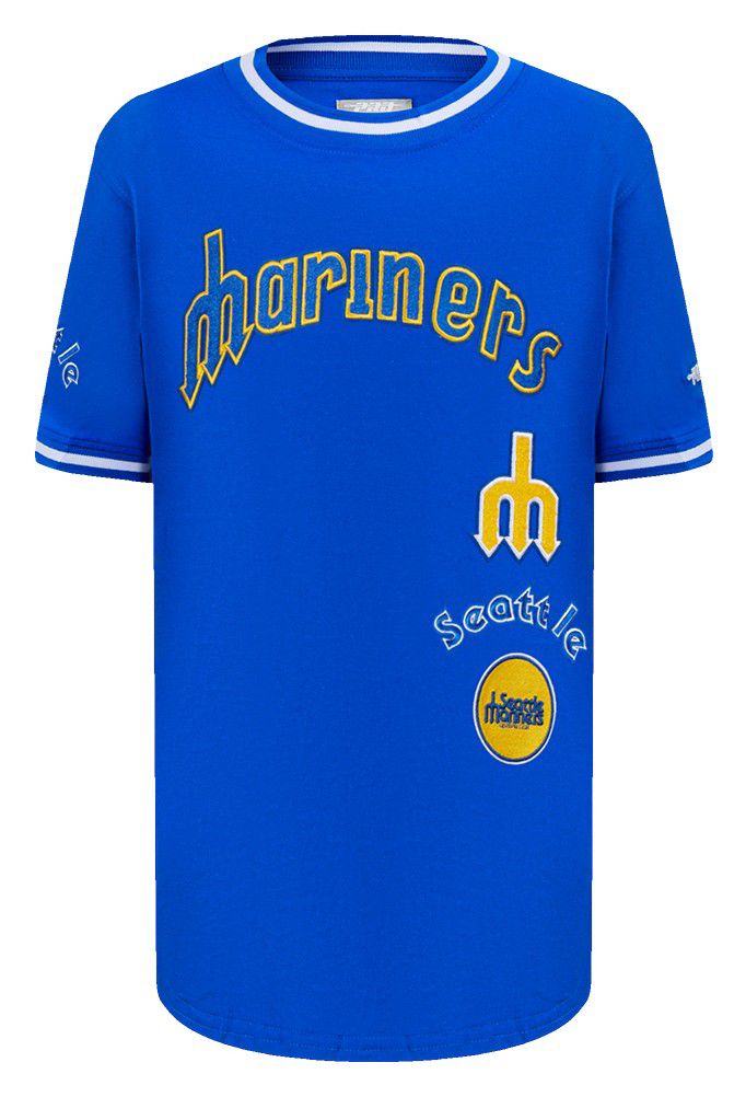 Pro Standard Youth Seattle Mariners Royal Classic Retro T-Shirt product image