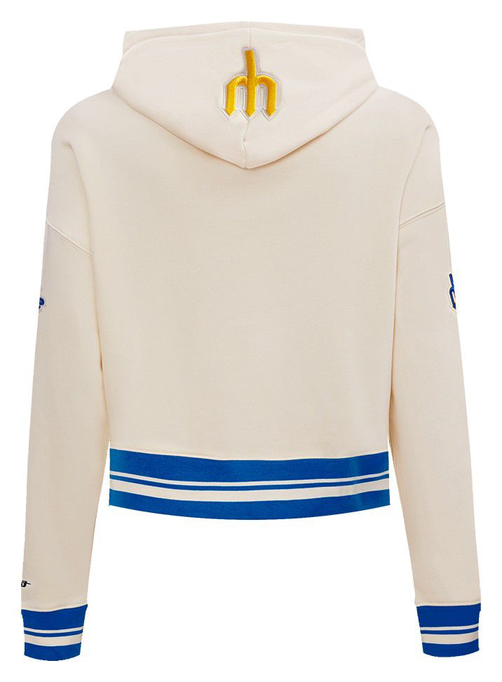 Pro Standard Women's Seattle Mariners Retro Cropped Fleece Hoodie product image