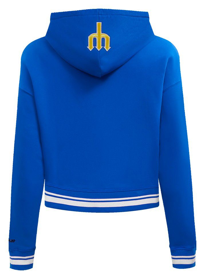 Pro Standard Women's Seattle Mariners Retro Cropped Fleece Hoodie product image