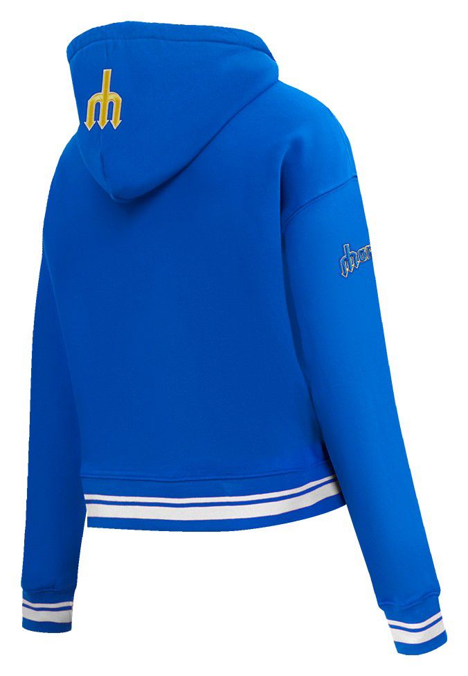 Pro Standard Women's Seattle Mariners Retro Cropped Fleece Hoodie product image