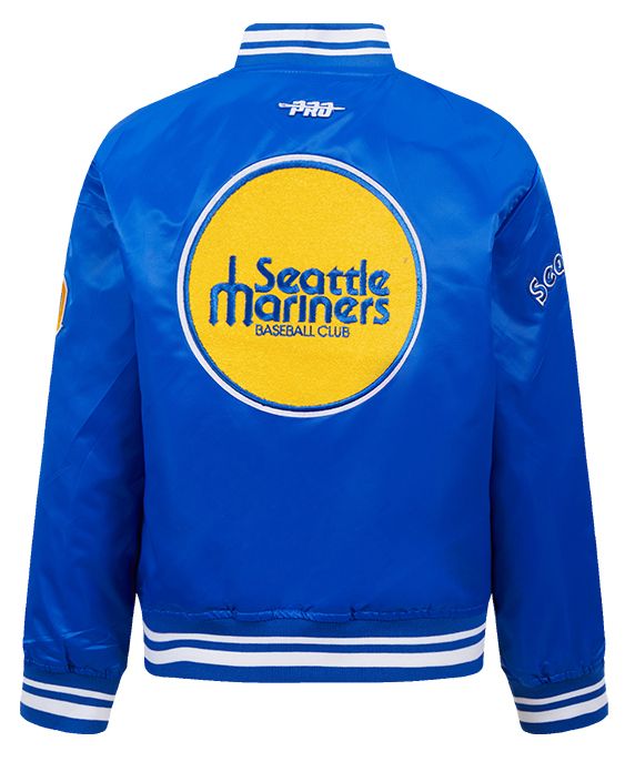 Pro Standard Boys' Seattle Mariners Royal Satin Jacket product image