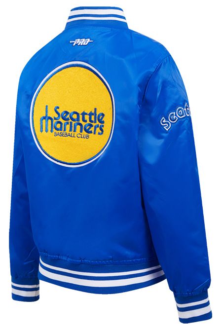 Pro Standard Boys' Seattle Mariners Royal Satin Jacket product image