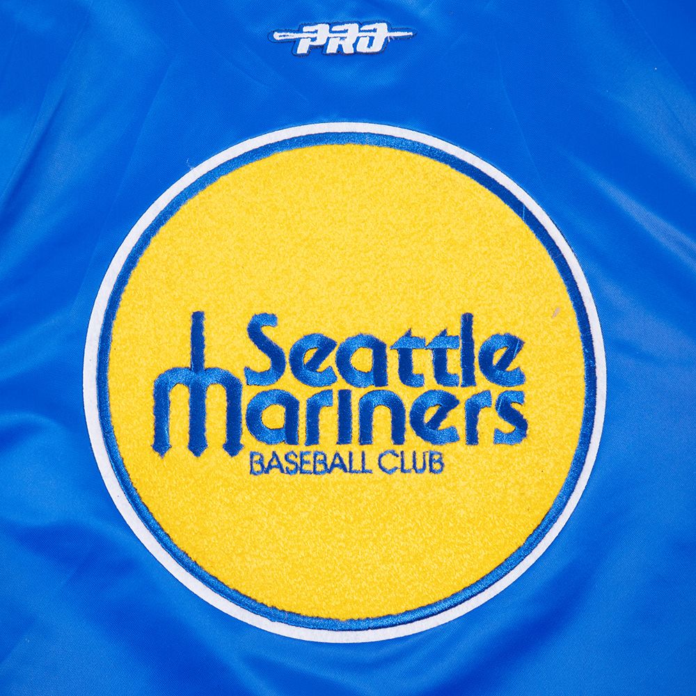 Pro Standard Boys' Seattle Mariners Royal Satin Jacket product image