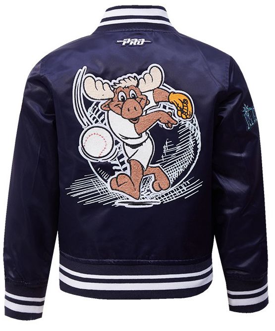 Pro Standard Toddler Seattle Mariners Navy Satin Jacket product image