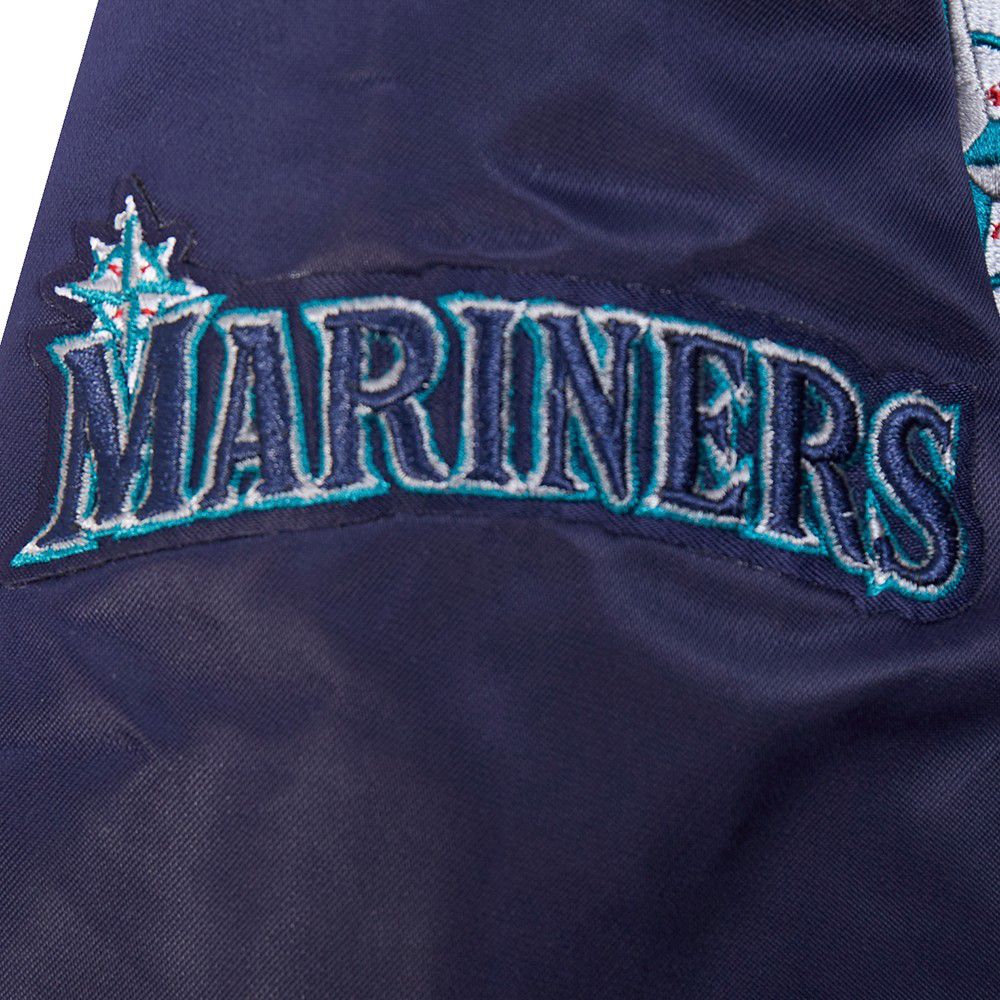 Pro Standard Toddler Seattle Mariners Navy Satin Jacket product image