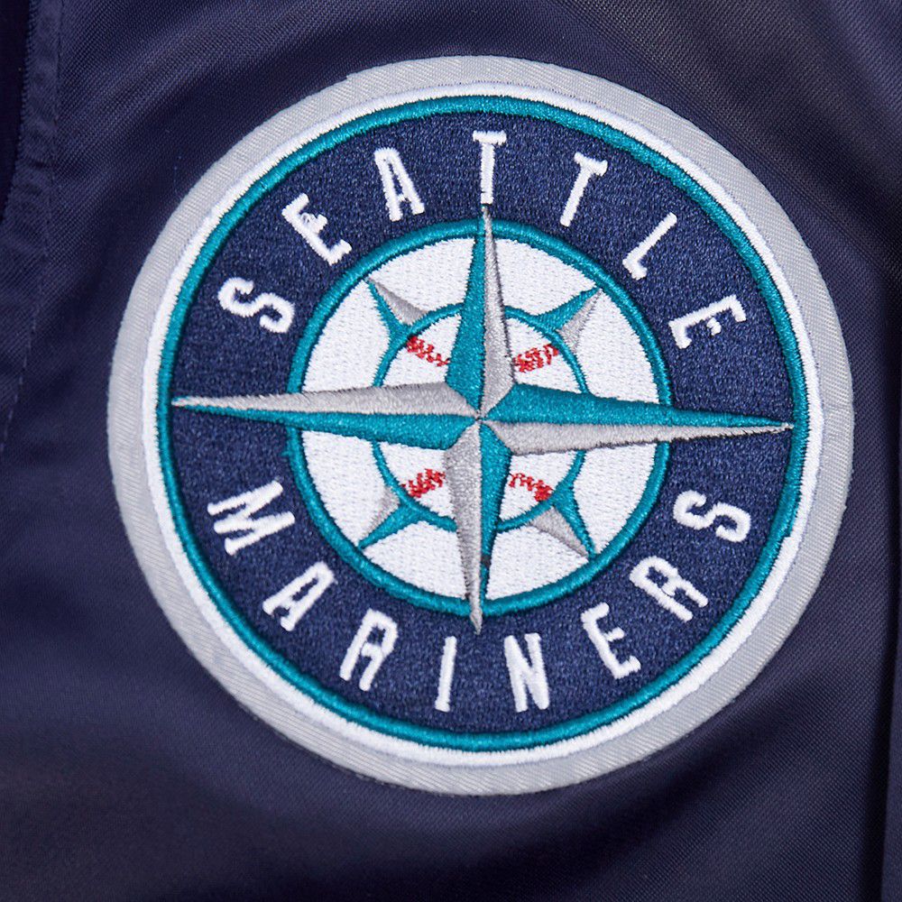 Pro Standard Toddler Seattle Mariners Navy Satin Jacket product image