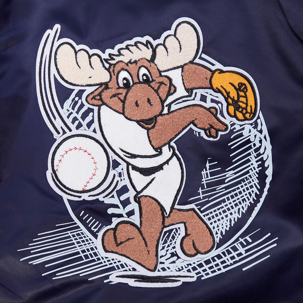 Pro Standard Toddler Seattle Mariners Navy Satin Jacket product image