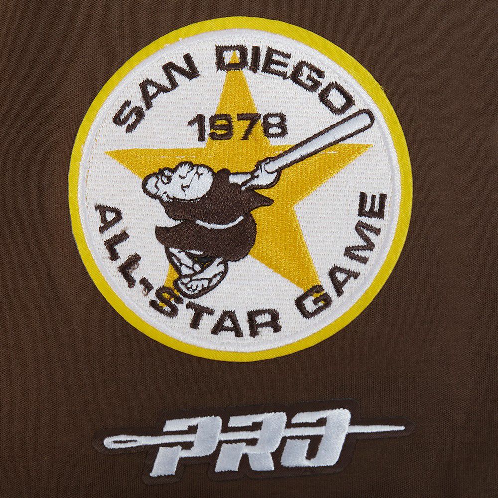 Pro Standard Men's San Diego Padres Brown Retro Classic Double Knit T-Shirt product image