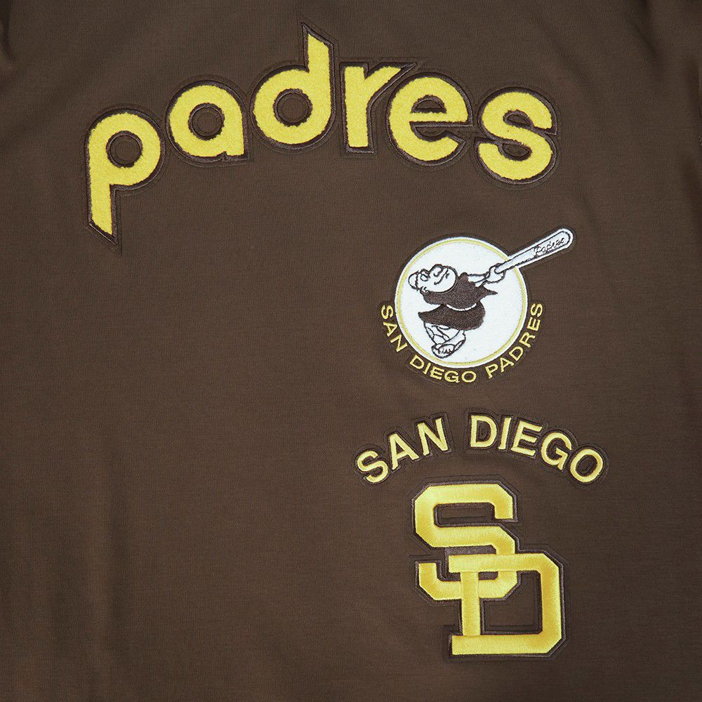 Pro Standard Men's San Diego Padres Brown Retro Classic Double Knit T-Shirt product image