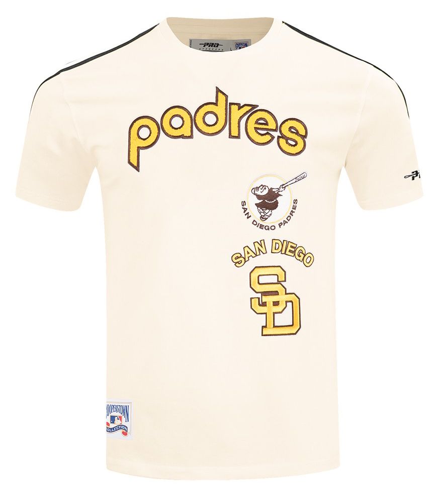 Pro Standard Men's San Diego Padres Cream Retro Classic T-Shirt product image