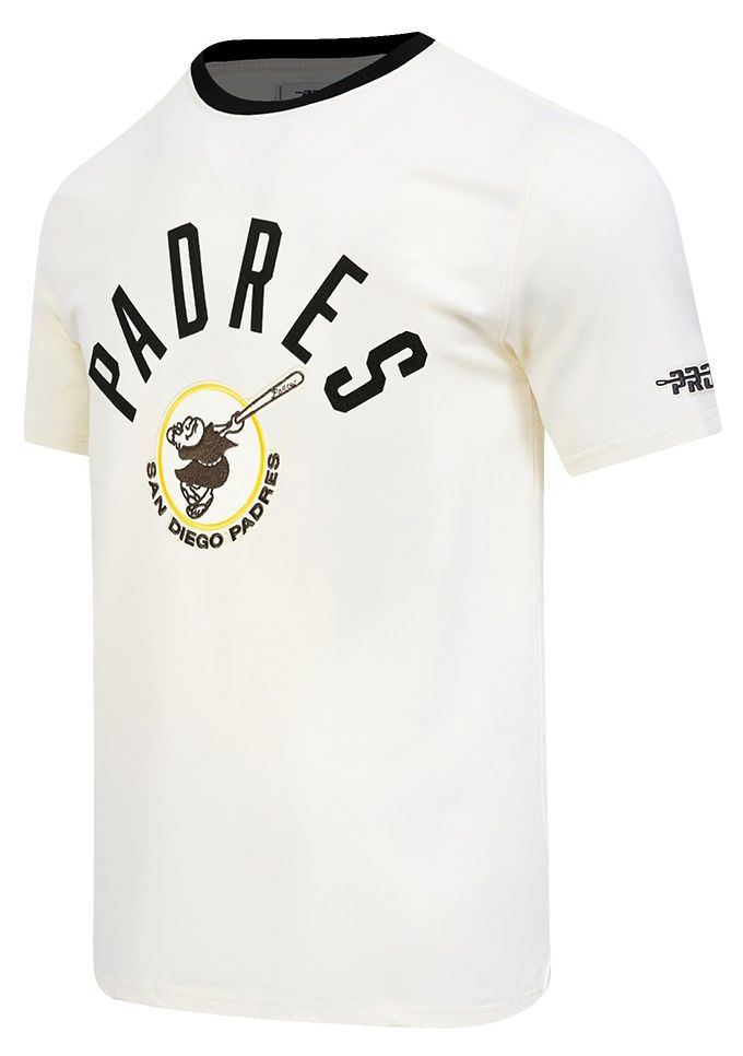 Pro Standard Men's San Diego Padres Cream Modern Originals T-Shirt product image