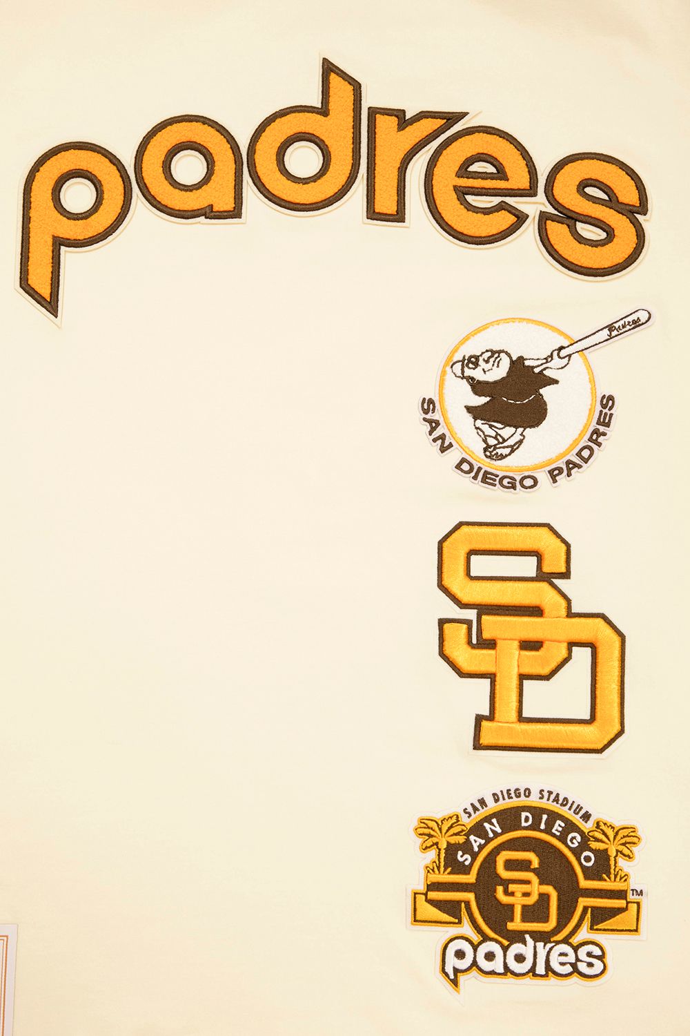 Pro Standard Men's San Diego Padres Cream Retro Stripe T-Shirt product image