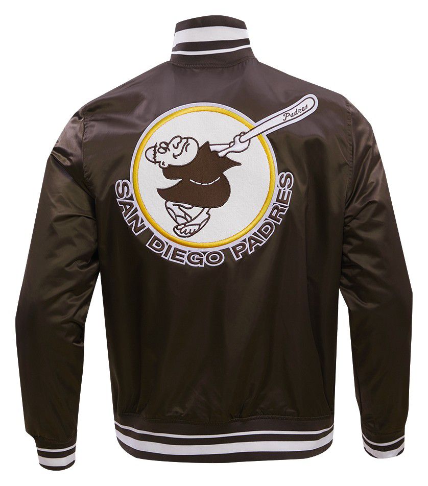 Pro Standard Men's San Diego Padres Retro Rib Satin Jacket product image