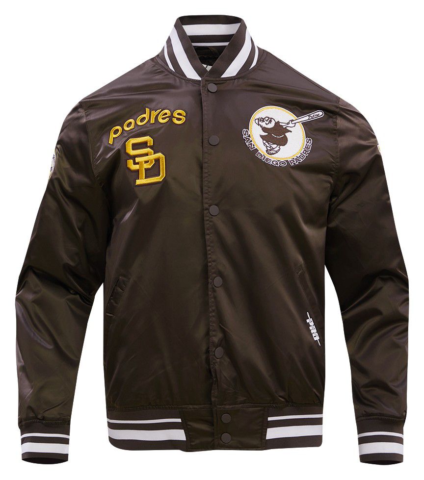 Pro Standard Men's San Diego Padres Retro Rib Satin Jacket product image