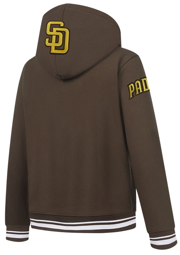 Pro Standard Youth San Diego Padres Brown Script Tail Ribbed Fleece Hoodie product image