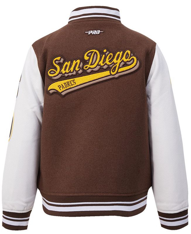 Pro Standard Youth San Diego Padres Brown Script Varsity Jacket product image