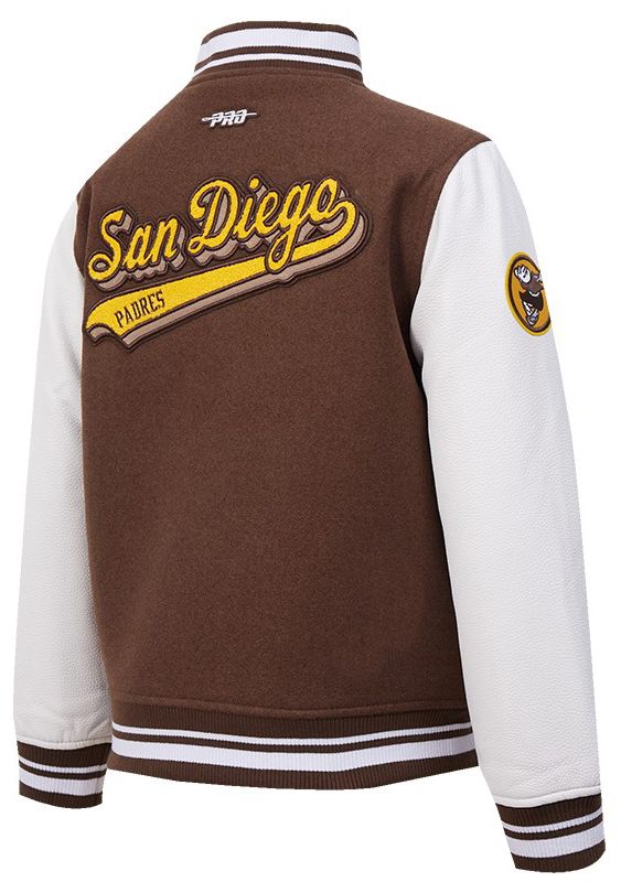 Pro Standard Youth San Diego Padres Brown Script Varsity Jacket product image