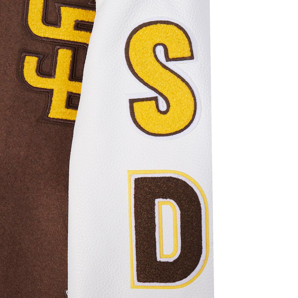 Pro Standard Youth San Diego Padres Brown Script Varsity Jacket product image