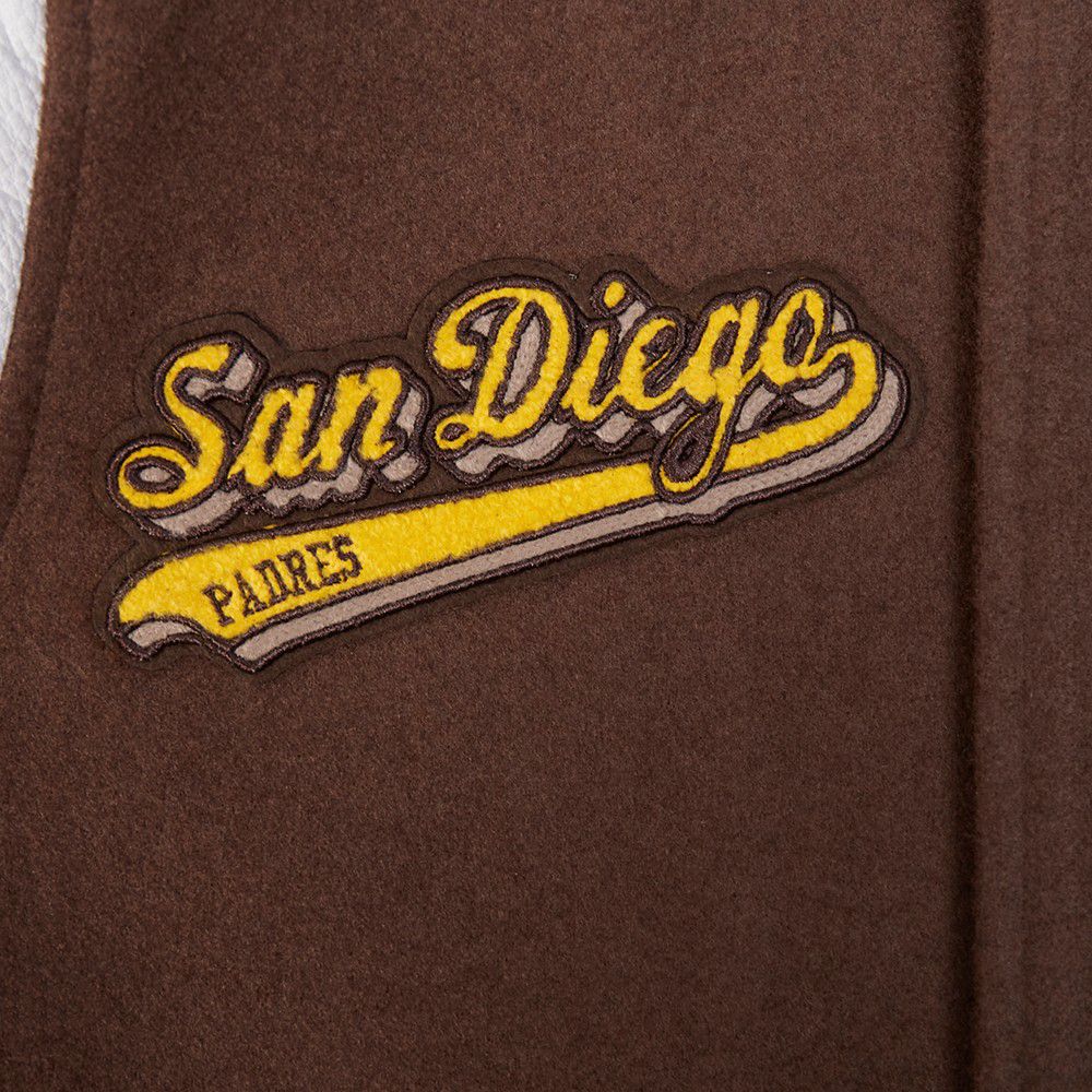 Pro Standard Youth San Diego Padres Brown Script Varsity Jacket product image