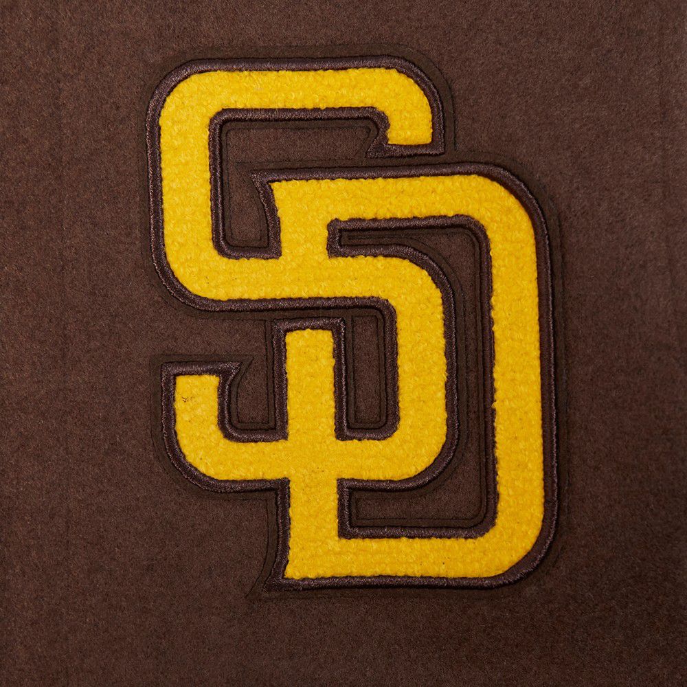 Pro Standard Youth San Diego Padres Brown Script Varsity Jacket product image