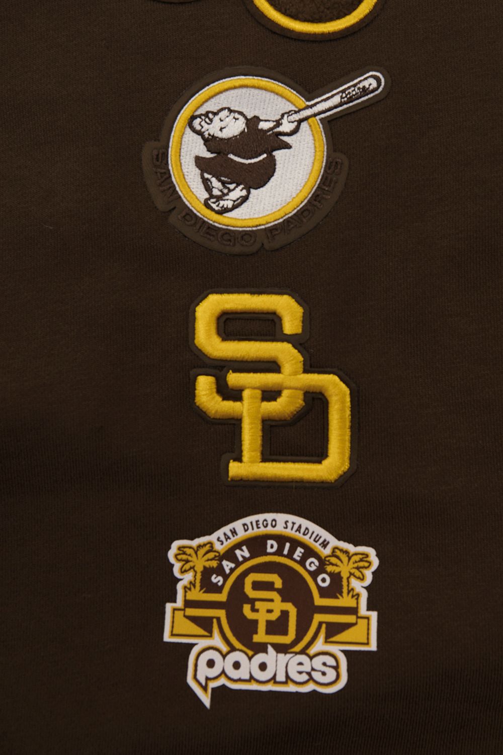 Pro Standard Women's San Diego Padres Brown Logo Fleece Crew Neck Sweatshirt product image