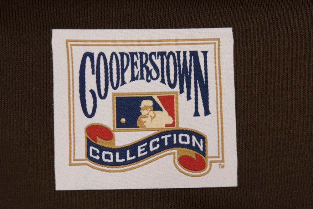 Pro Standard Women's San Diego Padres Brown Logo Fleece Crew Neck Sweatshirt product image