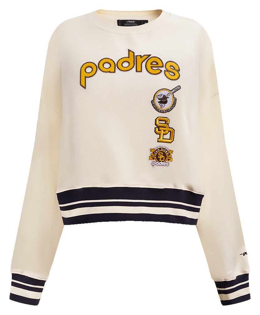 Pro Standard Women's San Diego Padres Retro Fleece Crew Neck Sweatshirt product image