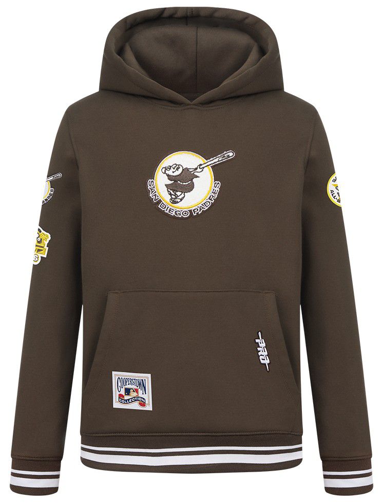 Pro Standard Boys' San Diego Padres Brown Classic Fleece Pullover Hoodie product image