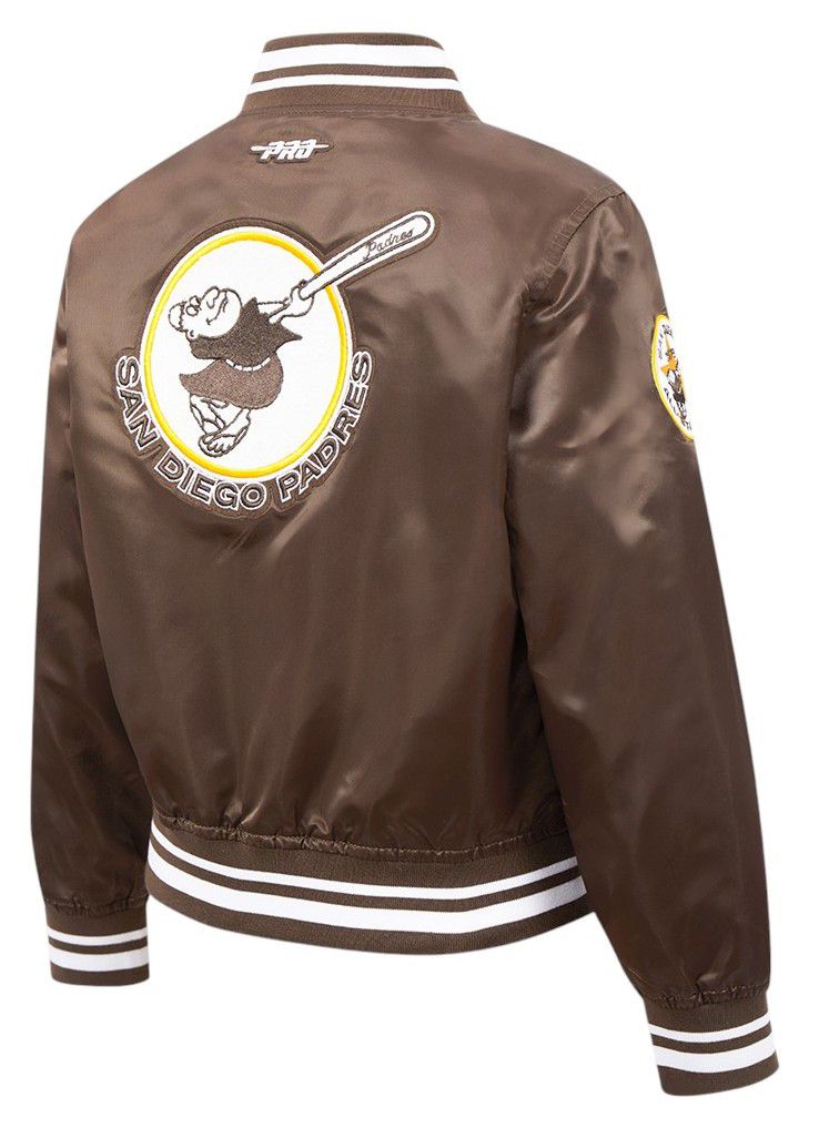 Pro Standard Boys' San Diego Padres Brown Classic Satin Jacket product image
