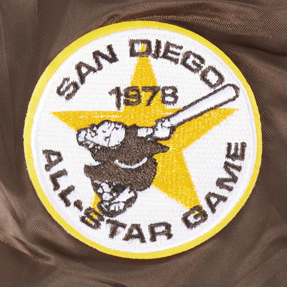 Pro Standard Boys' San Diego Padres Brown Classic Satin Jacket product image