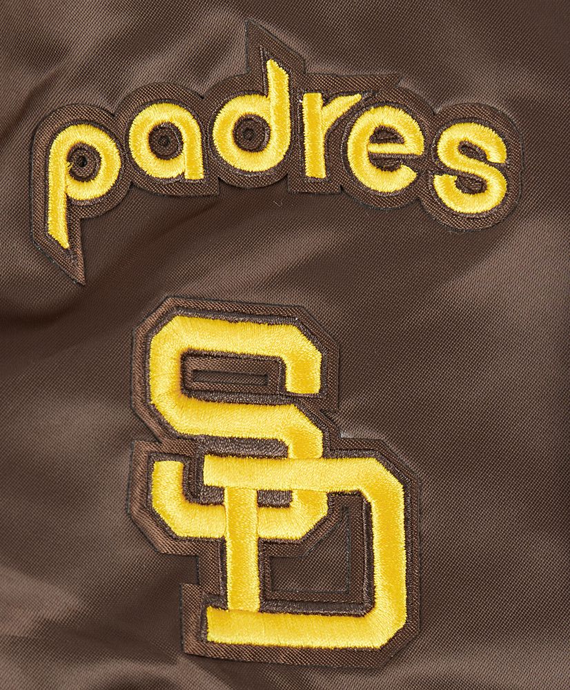 Pro Standard Boys' San Diego Padres Brown Classic Satin Jacket product image