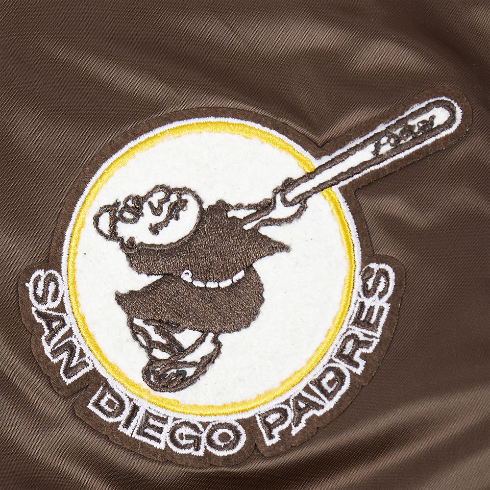 Pro Standard Boys' San Diego Padres Brown Classic Satin Jacket product image