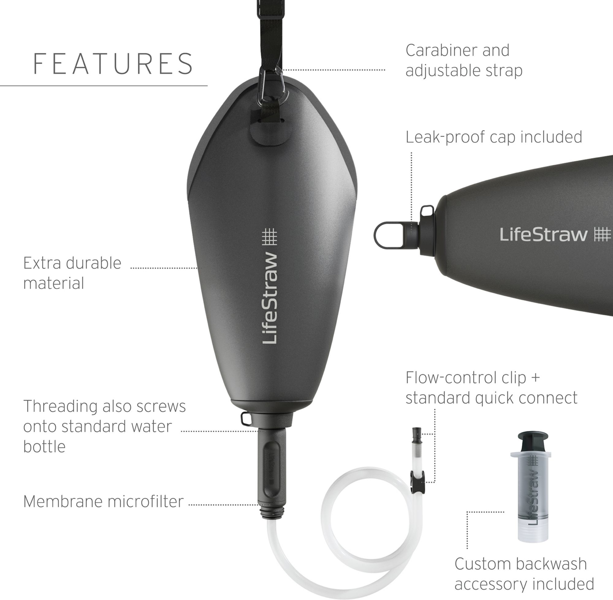 LifeStraw Peak Series Gravity Water Filter System 3L product image