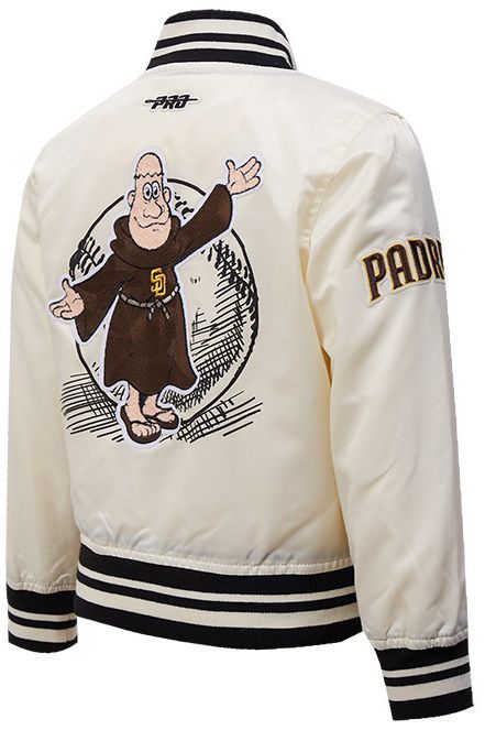 Pro Standard Toddler San Diego Padres Cream Satin Jacket product image
