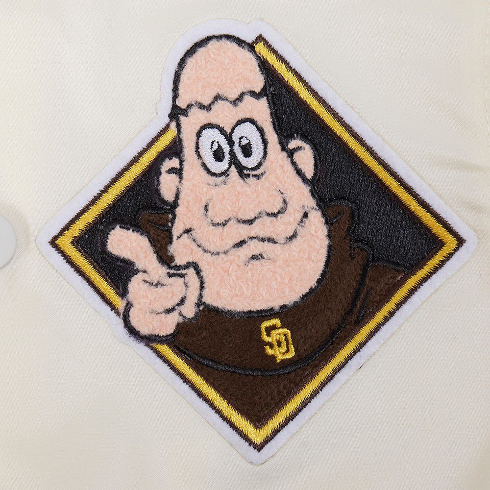 Pro Standard Toddler San Diego Padres Cream Satin Jacket product image