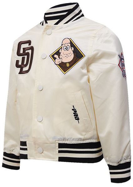 Pro Standard Toddler San Diego Padres Cream Satin Jacket product image