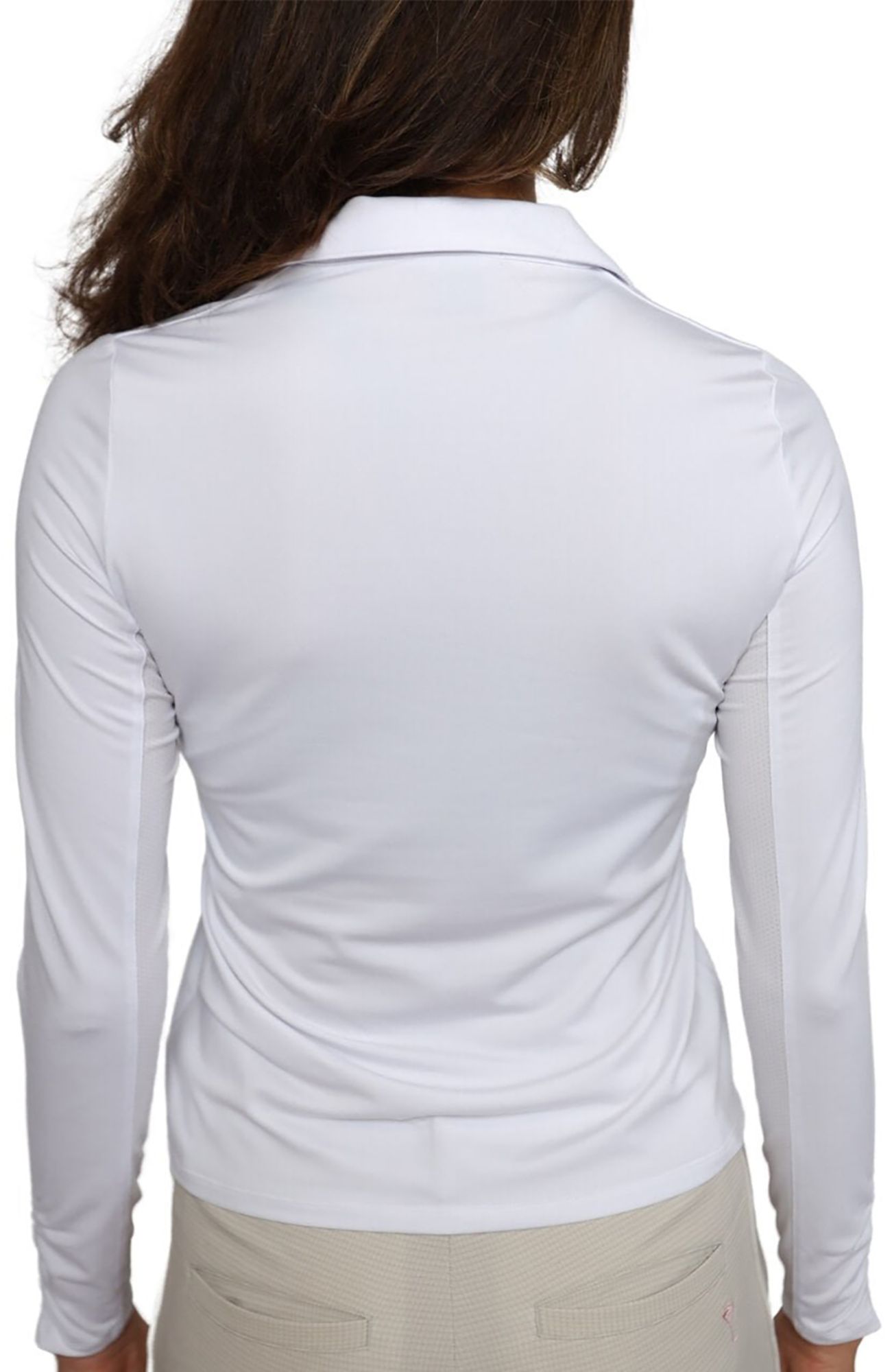 Golftini Women's Long Sleeve Ruffle Tech Golf Polo product image