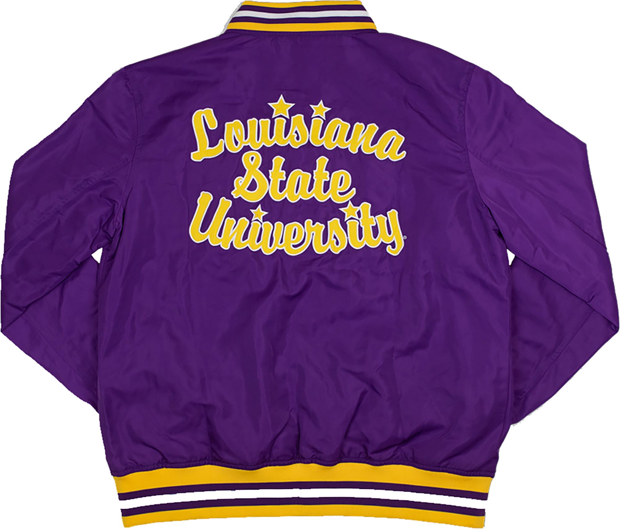 Homefield Men's LSU Tigers Purple Bomber Jacket product image