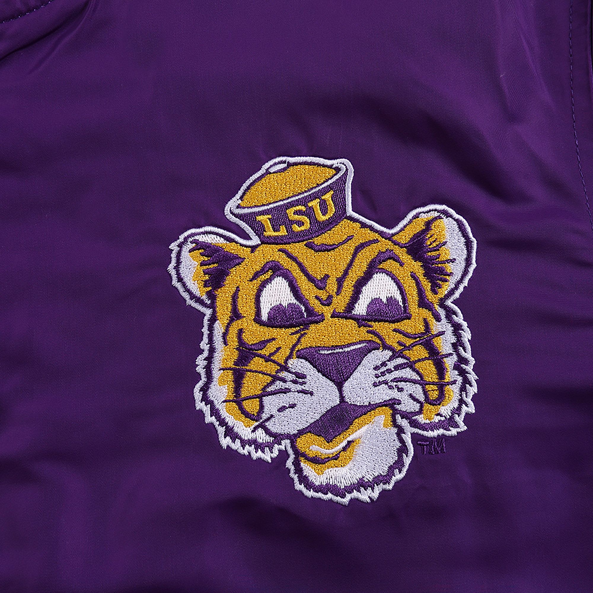 Homefield Adult LSU Tigers Purple Arch Bomber Jacket product image