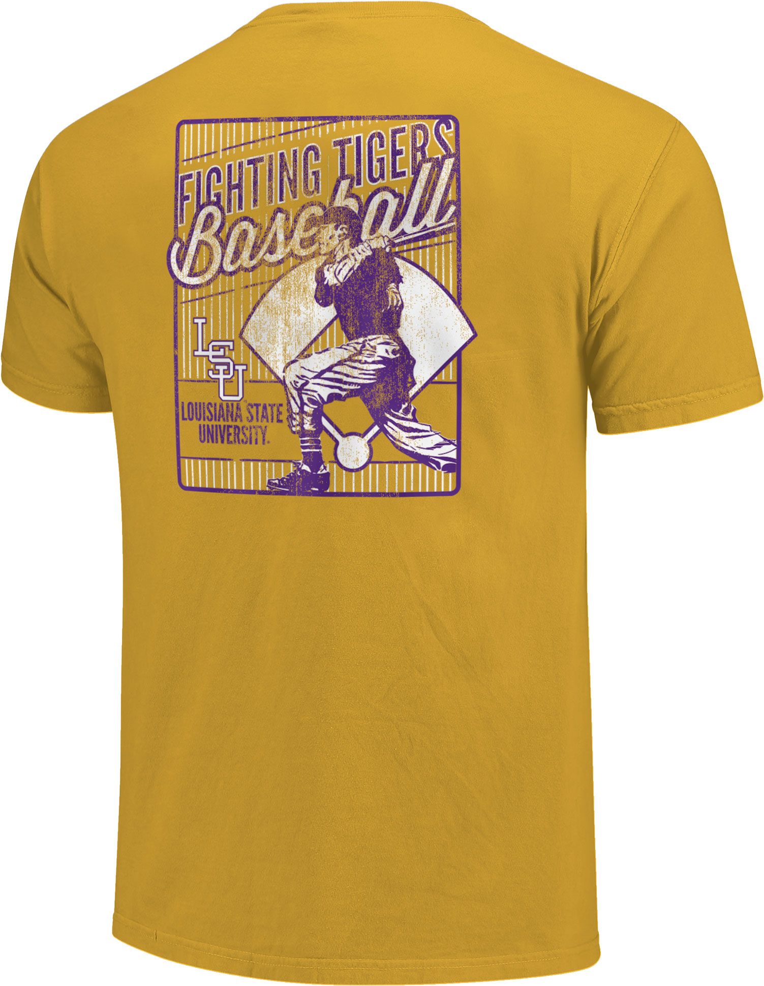 Image One LSU Tigers Gold Swing For The Stars T-Shirt product image