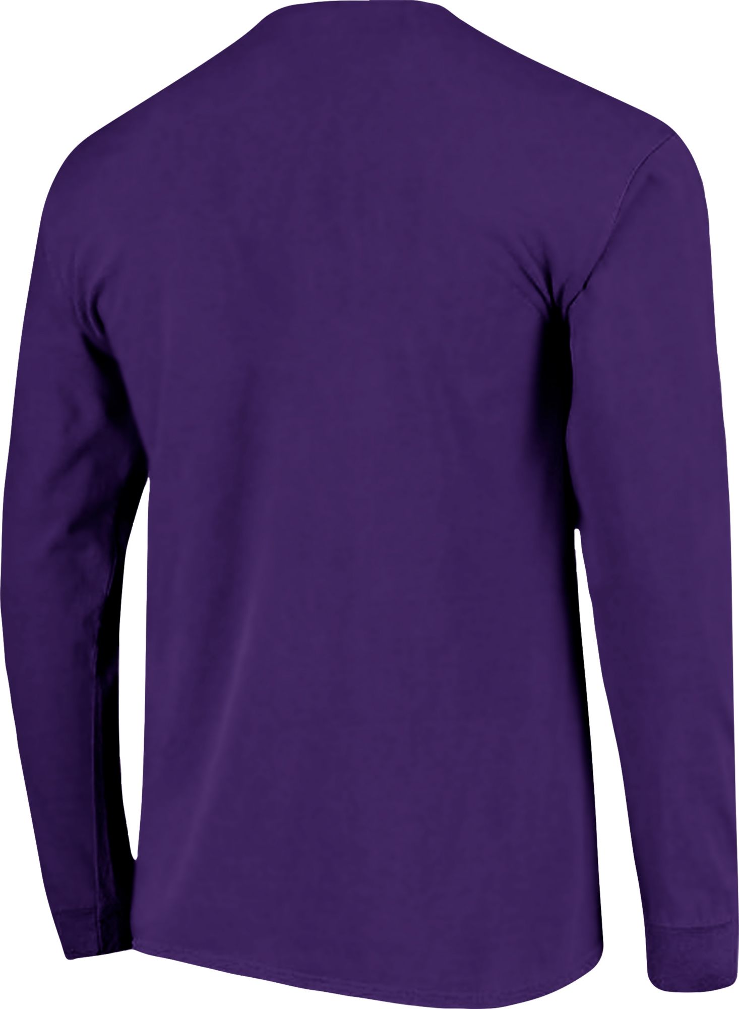 Image One Men's LSU Tigers Purple Overtype Logo Long Sleeve T-Shirt product image