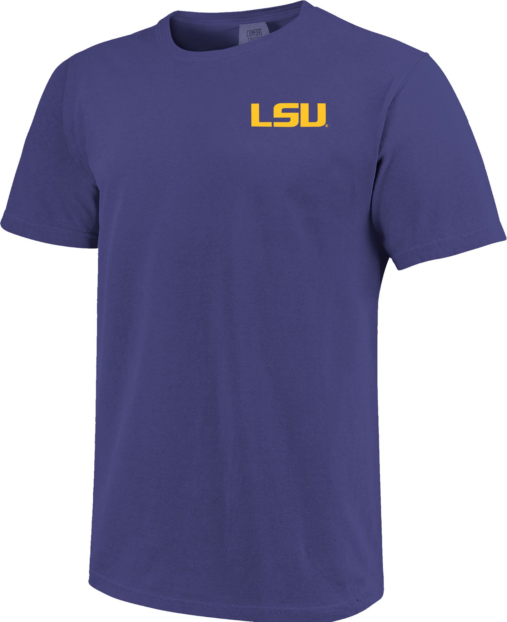 Image One Men's LSU Tigers Purple Campus Arch T-Shirt