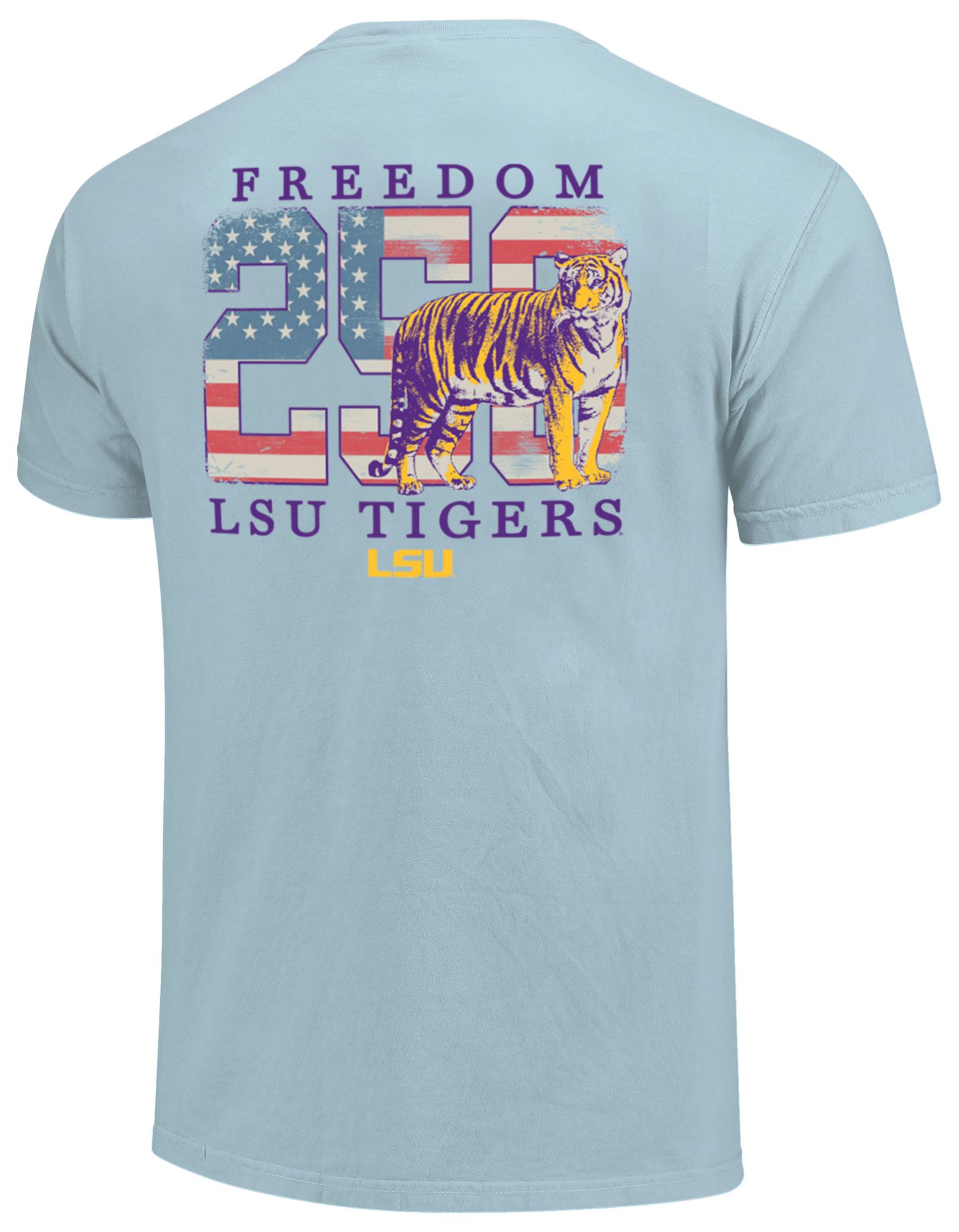 Image One Men's LSU Tigers Chambray Mascot 250 T-Shirt product image