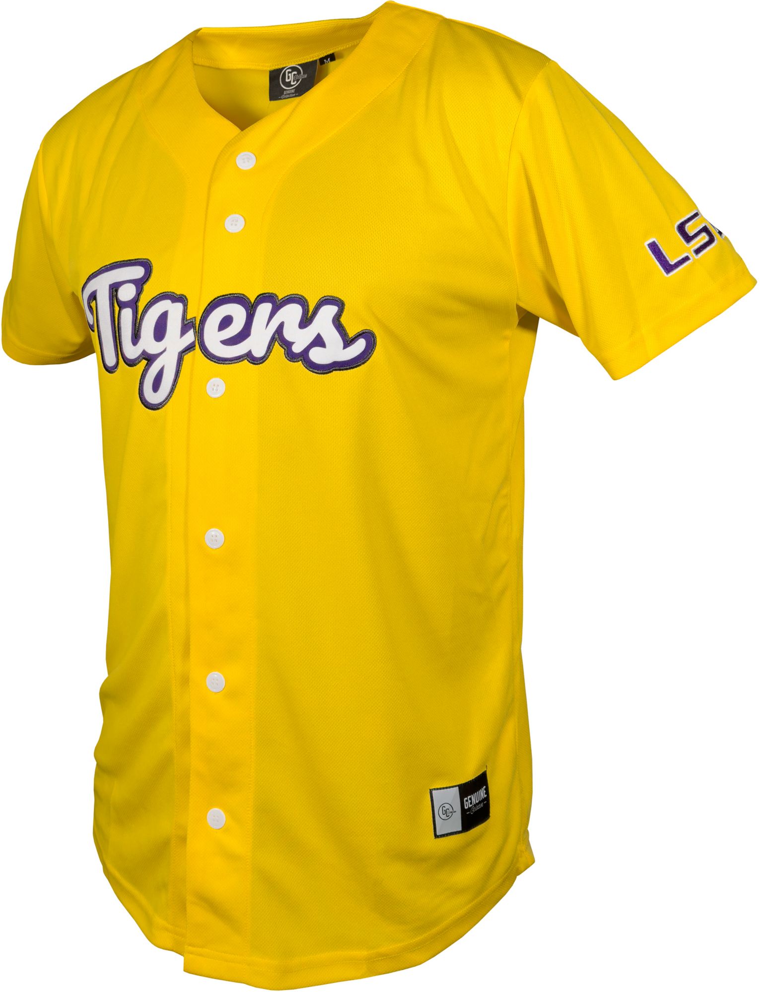 Genuine Collective Men's LSU Tigers Gold Baseball Jersey product image